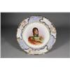 Image 1 : A Sevres Porcelain Painted Plate Depicting Prince Murat, Together with a Porcelain Creamer and Sugar