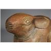 Image 4 : An Asian Carved Hardwood Figure of a Rabbit.
