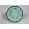 Image 4 : A Set of Five Japanese Porcelain and Silver Overlay Plates with Dragon Motif, Each Signed on Bottom.