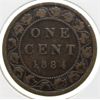 Image 1 : 1884 OBV 2 CANADA LARGE PENNY