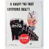 Image 1 : 1995 COCA-COLA COMPANY METAL WALL SIGN