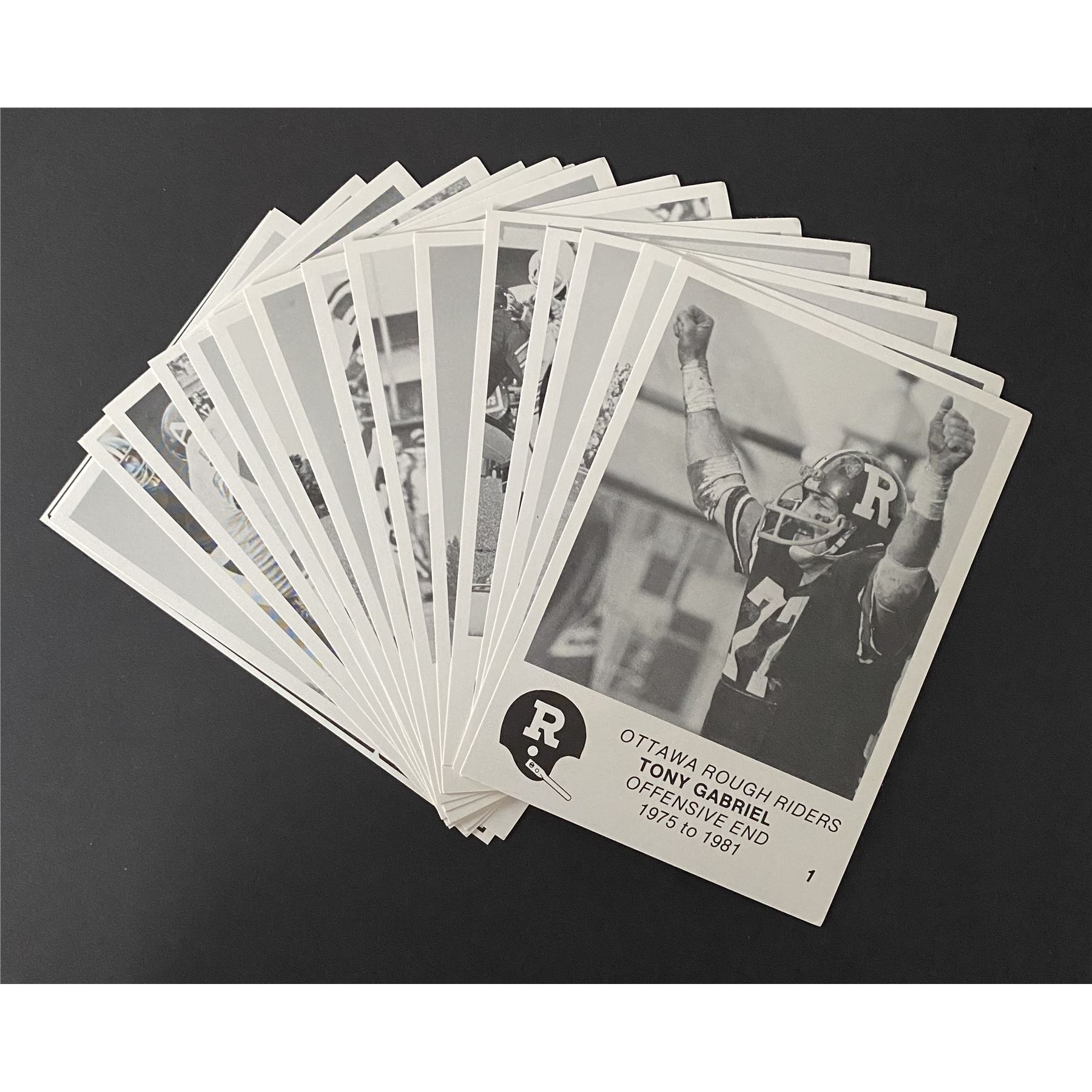 1982 Ottawa Rough Riders JOGO all time team greats set