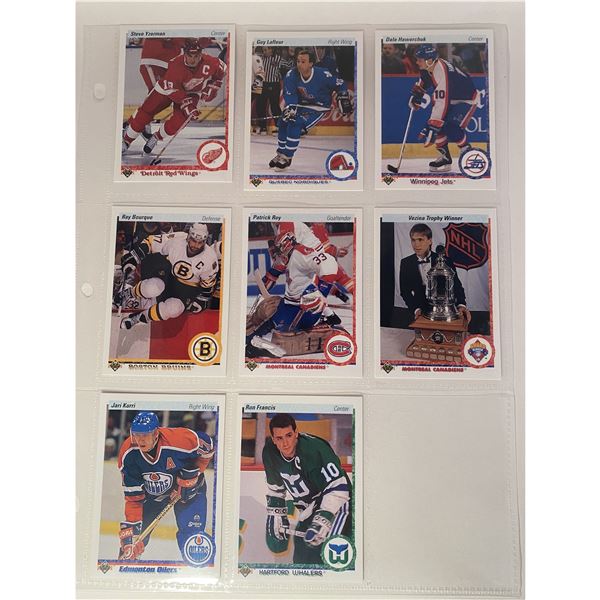 199091 UPPER DECK NHL Hall of Fame bundle (8 cards)