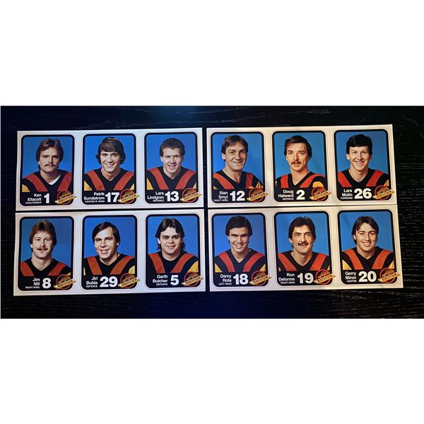 198283 Vancouver Canucks team issued set