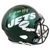 Image 1 : ELIJAH MOORE SIGNED N.Y. JETS SPEED HELMET (JSA COA)