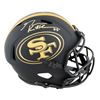 Image 1 : GEORGE KITTLE SIGNED SAN FRANCISCO 49ERS FULL SIZE ECLIPSE HELMET (JSA COA)