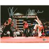 Image 1 : THE KARATE KID ZABKA/MACCHIO SIGNED 11 X 14 (BECKETT COA)