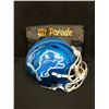 Image 1 : BILL SIMS SIGNED DETROIT LIONS FULL SIZE SPEED HELMET (BECKETT COA)