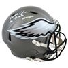 Image 1 : RANDALL CUNNINGHAM SIGNED AND INSCRIBED EAGLES FULL SIZE SPEED HELMET (JSA COA)