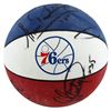 Image 1 : 76ers (5) Barros, Weatherspoon +3 Authentic Signed Logo Basketball BECKETT COA