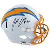 Image 1 : AUSTIN EKELER SIGNED SAN DIEGO CHARGERS FULL SIZE SPEED HELMET (JSA COA)