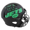 Image 1 : ELIJAH MOORE SIGNED N.Y. JETS ECLIPSE SPEED HELMET (JSA COA)