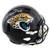 Image 1 : FRED TAYLOR SIGNED JACKSONVILLE JAGUARS FULL SIZE SPEED HELMET (JSA COA)