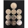 Image 1 : CANADIAN SILVER DOLLAR LOT (VARIOUS YEARS)