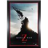Image 1 : BRAD PITT SIGNED AND CUSTOM FRAMED WORLD WAR Z POSTER 20 X 36 (PSA COA)