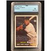 Image 1 : 1957 TOPPS BASEBALL WILLIE MAYS (VGS 10)