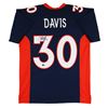 Image 1 : TERRELL DAVIS SIGNED DENVER BRONCOS JERSEY (BECKETT COA)