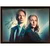 Image 1 : DAVID DUCHOVNY AND GILLIAN ANDERSON SIGNED X FILES 8 X 10 (RA COA)