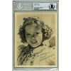 Image 1 : SHIRLEY TEMPLE SIGNED VINTAGE PHOTOGRAPH (BECKETT ENCAPSULATED)