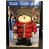 Image 1 : LARGE 36" LIGHTED SNOWMAN XMAS DECORATION
