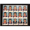 Image 1 : 1984 EDMONTON OILERS UNCUT HOCKEY CARD SHEET