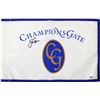 Image 1 : JACK NICKLAUS SIGNED CHAMPIONS GATE PIN FLAG (BECKETT COA)