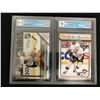 Image 1 : 2 HIGH GRADE HOCKEY CARDS SIDNEY CROSBY GCG GRADED 9 AND 9.5