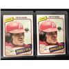 Image 1 : 2 VINTAGE PETE ROSE BASEBALL CARDS