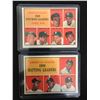 Image 1 : LOT OF 1960 PITCHING LEADERS AND BATTING LEADERS BASEBALL CARDS