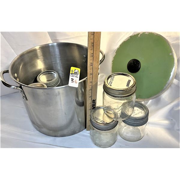 Canning Jars and Pot