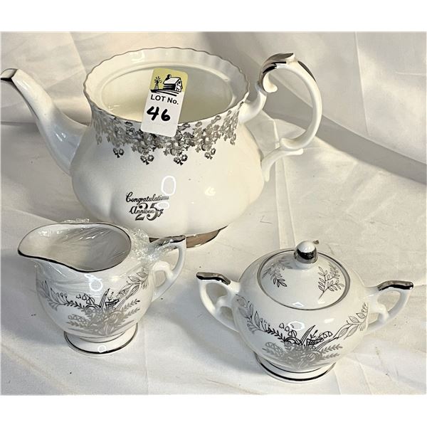 25th Anniversary Tea Set