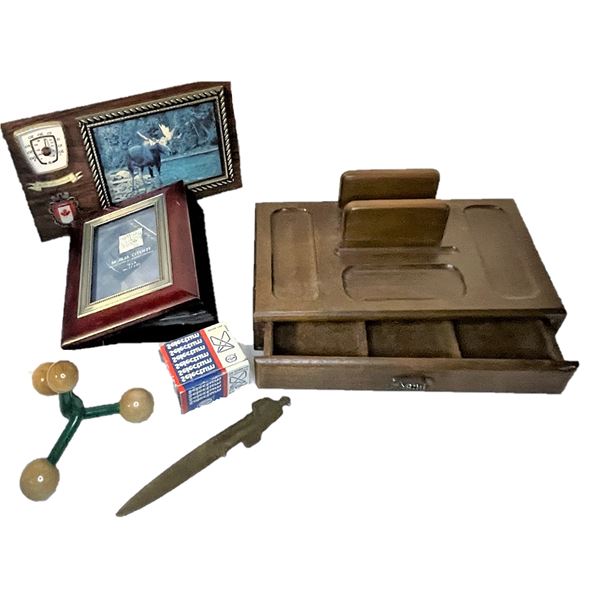 Jewelry Box, Frames, Letter opener and Massager