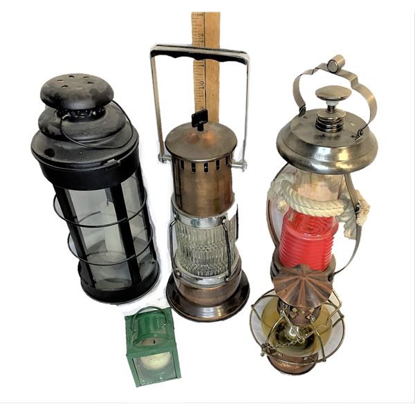 Oil Lamp Inspired Candle Holders and Oil Lamps