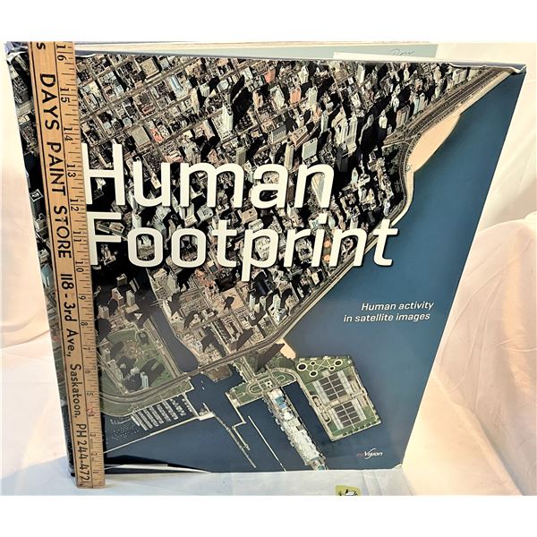 Hardcover book, Human Footprint by Markus Eisl