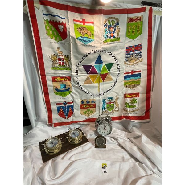 Clocks and Centennial Scarf