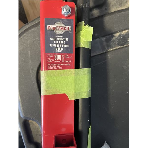 Motomaster Foldable Wall Mounting Tire Rack