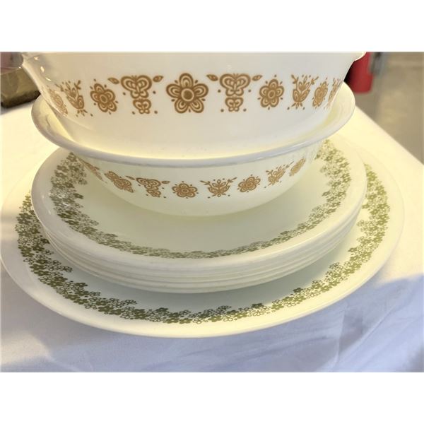 Vintage Corelle Dishes, Various Patterns