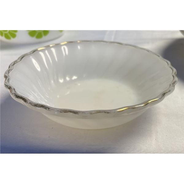 Anchor Hocking Bowl with gold rim