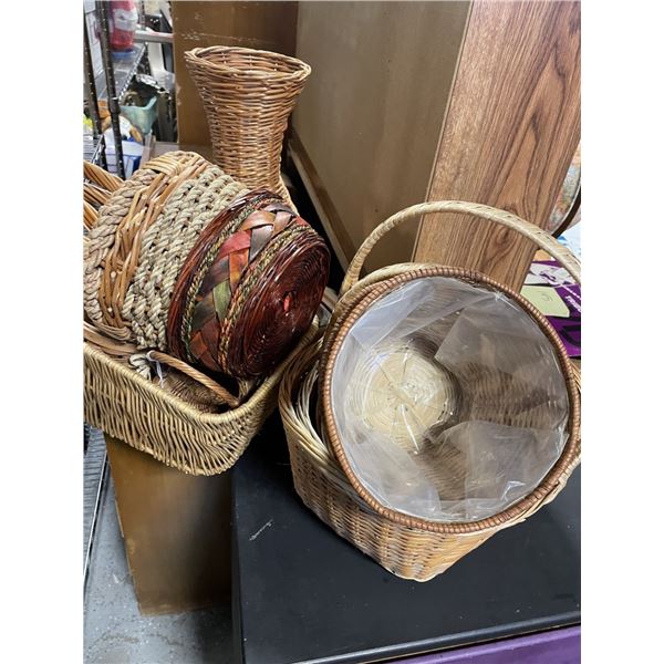 Collection of baskets