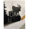 Image 2 : Moose, Tree and Bird Metal Cut out