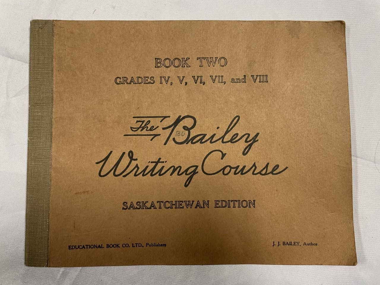 Vintage Cursive Handwriting Book