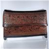 Image 1 : Burmese Red Laquerware Head Rest Box (CLB-041)