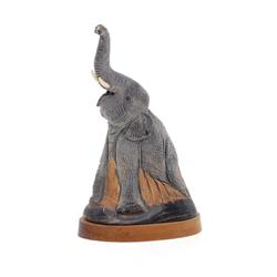 Rare Buffalo Horn Handcarved Elephant (CLB-370)