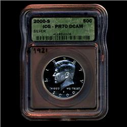 2000S Kennedy Proof Half Coin GEM Grade PR70 DCAM (COI-1921)