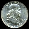 Image 1 : 1963D Franklin Half Dollar FBL Choice Unc (COI-3883)