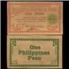 Image 1 : 1944 Philippines WW2 1 Peso Guerrilla Note (COI-3885)