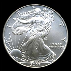 2007 Silver Eagle Graded GEM MS70 (COI-4067)