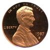 Image 1 : 1985S PROOF Lincoln Cent Coin Graded PR70 DCAM Red (COI-4290)