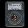 Image 2 : 2000S PROOF Lincoln Cent Coin Graded PCGS PR69 DCAM Red (COI-4305)