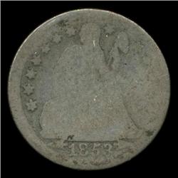 1853 Seated Dime Circulated (COI-4320)